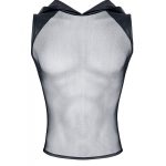 Camiseta Rejilla con Capucha