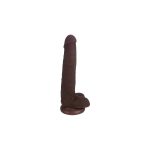 Dildo Fino Chocolate con Testiculos Easy Riders