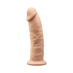 Dildo Silexd Vibrador 17 cm Nude con Mando