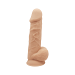 Dildo Silexd Vibrador Model 21 cm Nude con Mando