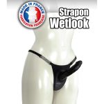 Tanga Wetlook Strap-On Réel