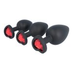 Set 3 Plugs Anales E14 Corazón