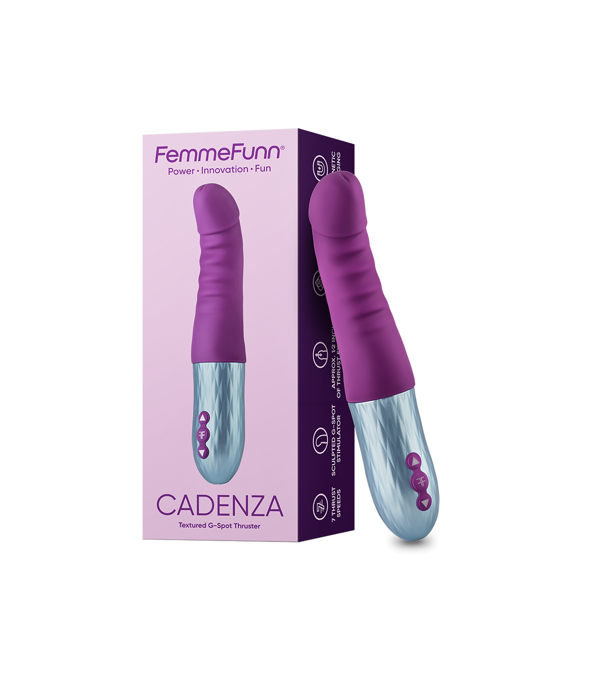 vibrador punto g con empuje femme funn