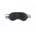 Antifaz negro de saten doble capa