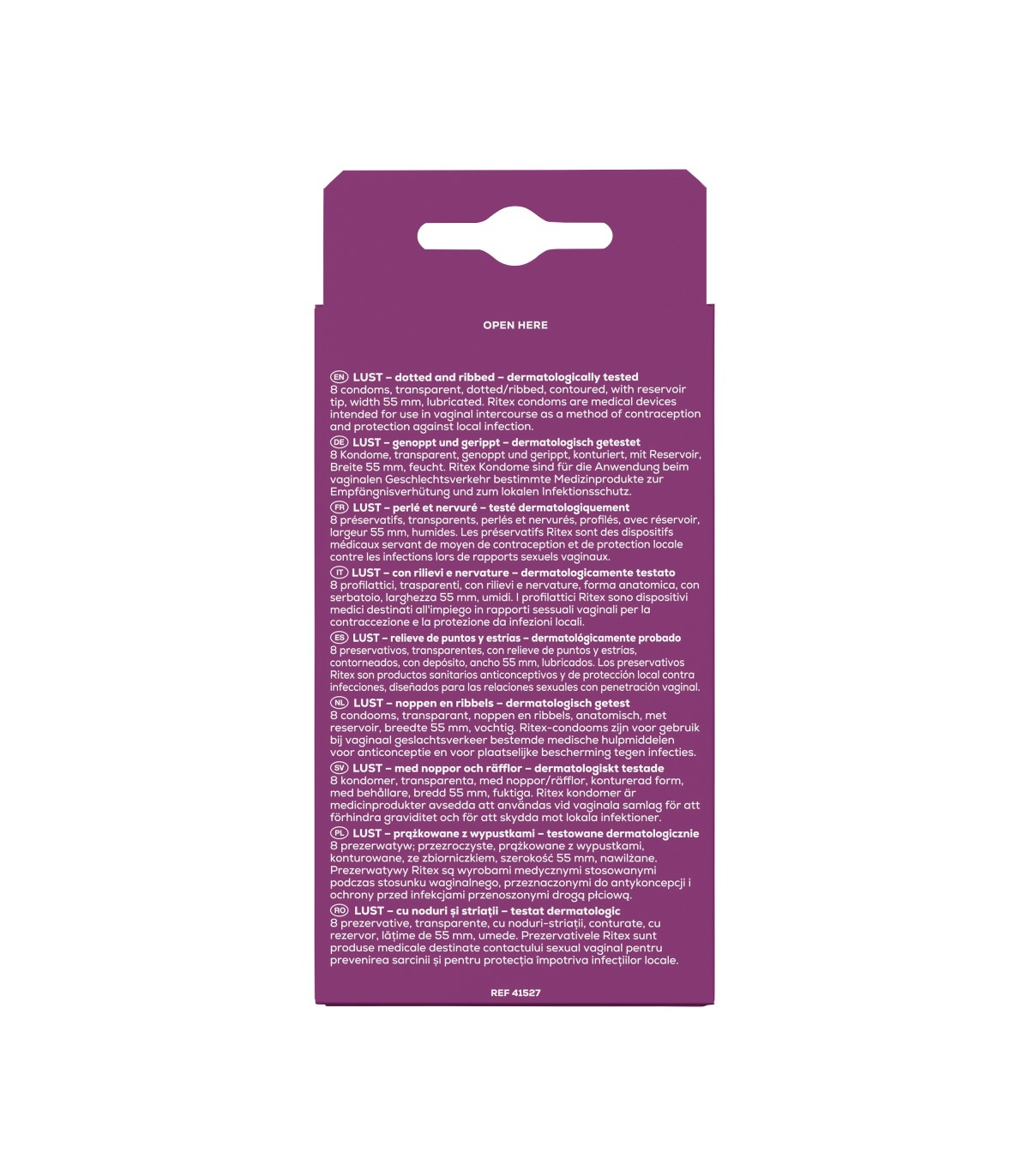 preservativos texturizados ritex lust