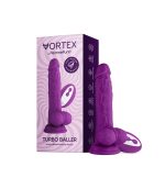 dildo realistico turbo baller color morado de femme funn