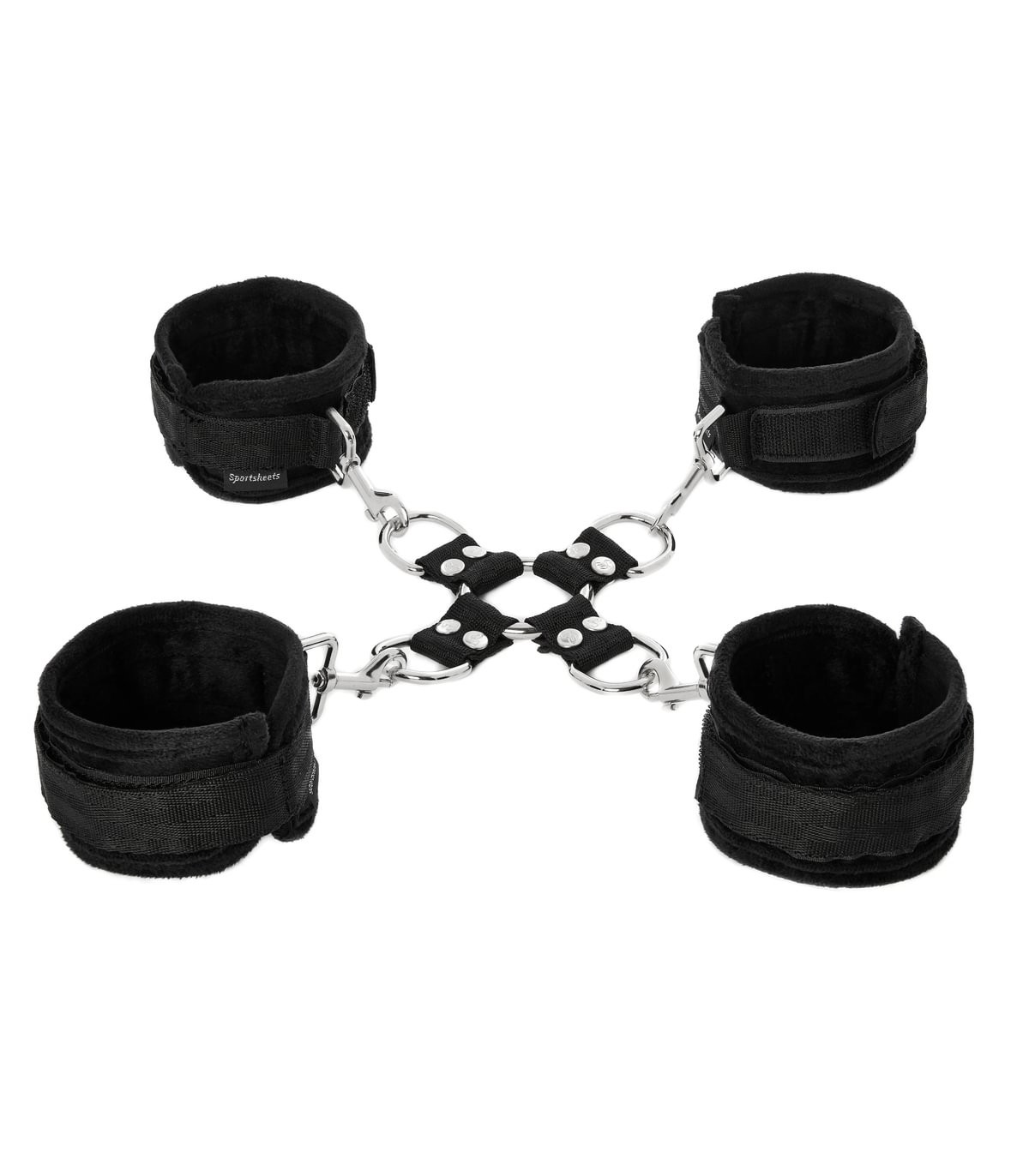 5-piece-hog-tie-cuff-set Set 4 esposas ataduras