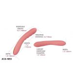 vibrador punto g ava neo con sistema de empuje
