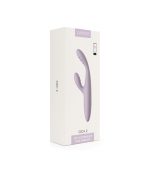 vibrador conejito cici+ 2 en color lila con app y función de calor