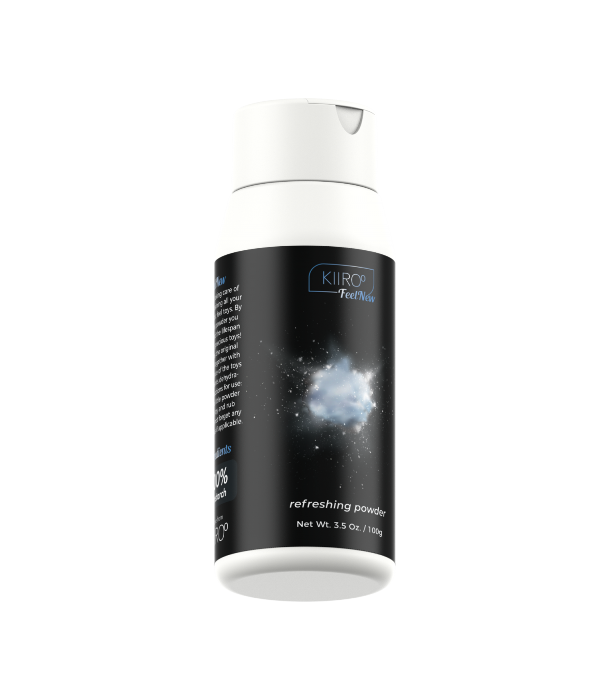 feelnew-refreshing-powder-by-kiiroo-100ml polvos refrescantes para el mantenimiento de las mangas masturbadoras