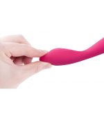 estimulador punto g y clitoris iris en color fucsia