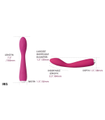 estimulador punto g y clitoris iris en color fucsia