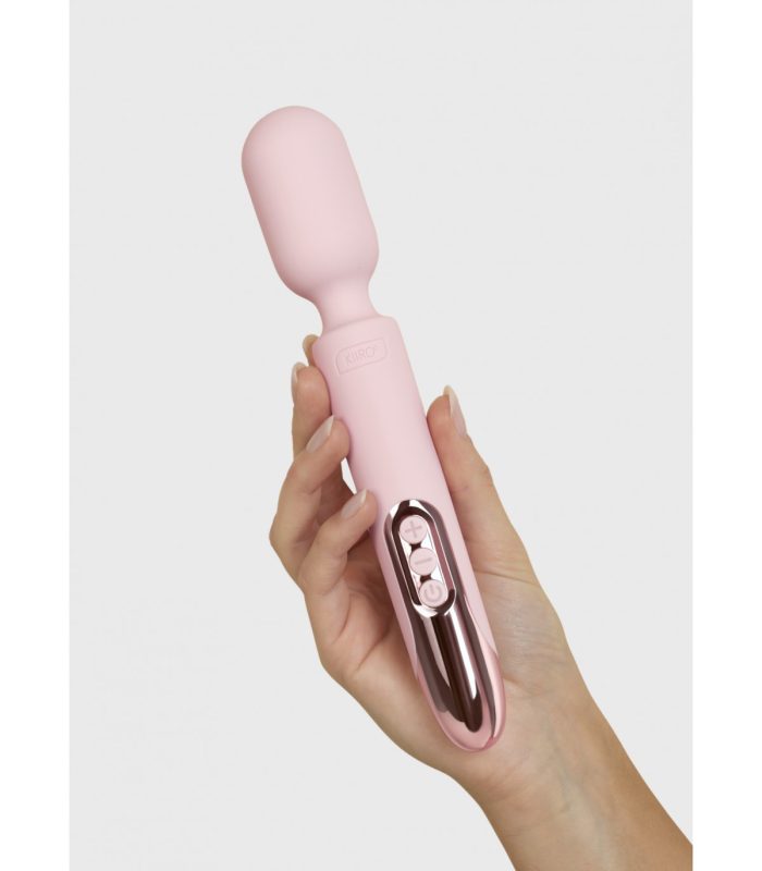 vibrador masajeador clítoris Prowand de Kiiroo en color rosa, control mediante App y luces led