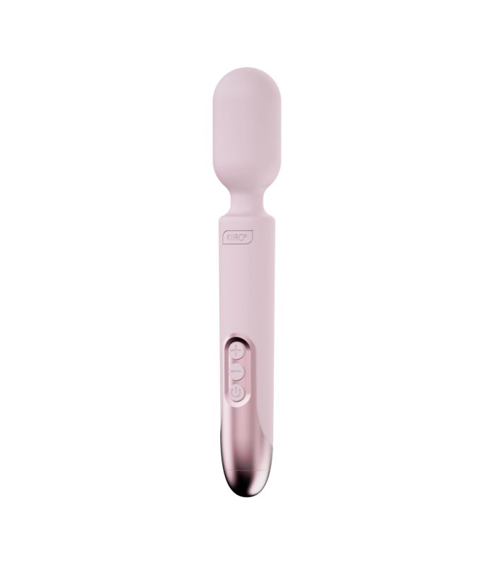 vibrador masajeador clítoris Prowand de Kiiroo en color rosa, control mediante App y luces led
