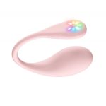 huevo vibrador para parejas Spot en color rosa, control mediante app y luces led