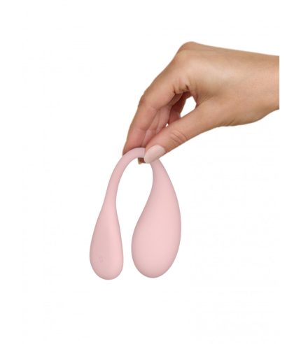 huevo vibrador para parejas Spot en color rosa, control mediante app y luces led