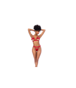 conjunto con copas abierta en rojo modelo 8901 de la marca mapale