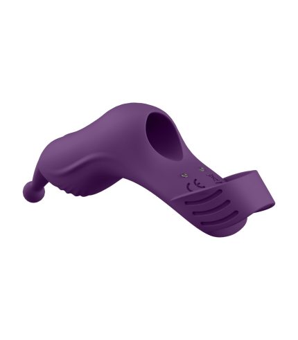 vibrador para el dedo Bionico. estimulacion clitoris, pezones... en color morado