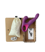 vibrador conejito Furia con función de empuje, golpeteo clitorial y vibración