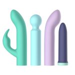 set bala vibradora y 3 fundas intercambiables (para punto g, conejito y tipo wand)
