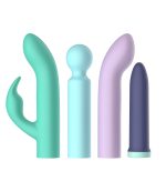 set bala vibradora y 3 fundas intercambiables (para punto g, conejito y tipo wand)