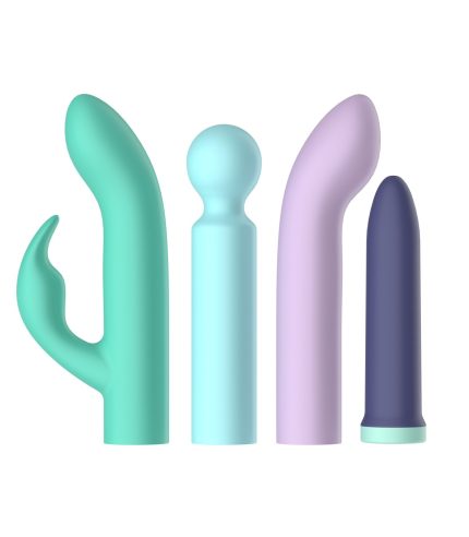 set bala vibradora y 3 fundas intercambiables (para punto g, conejito y tipo wand)